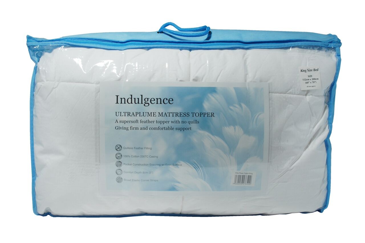 kings and queens silk indulgence mattress topper double
