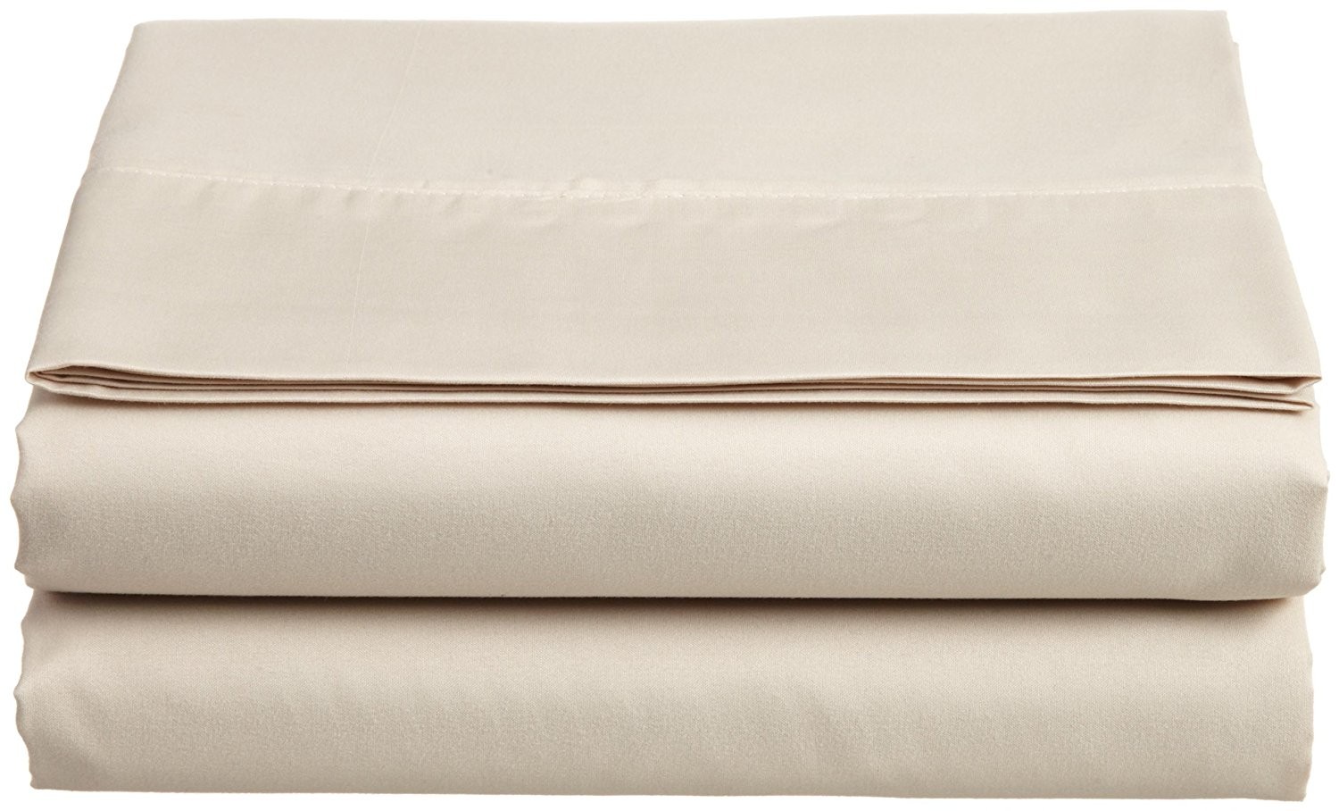 100% Brushed Cotton Flannelette Pillowcase Pair Stone