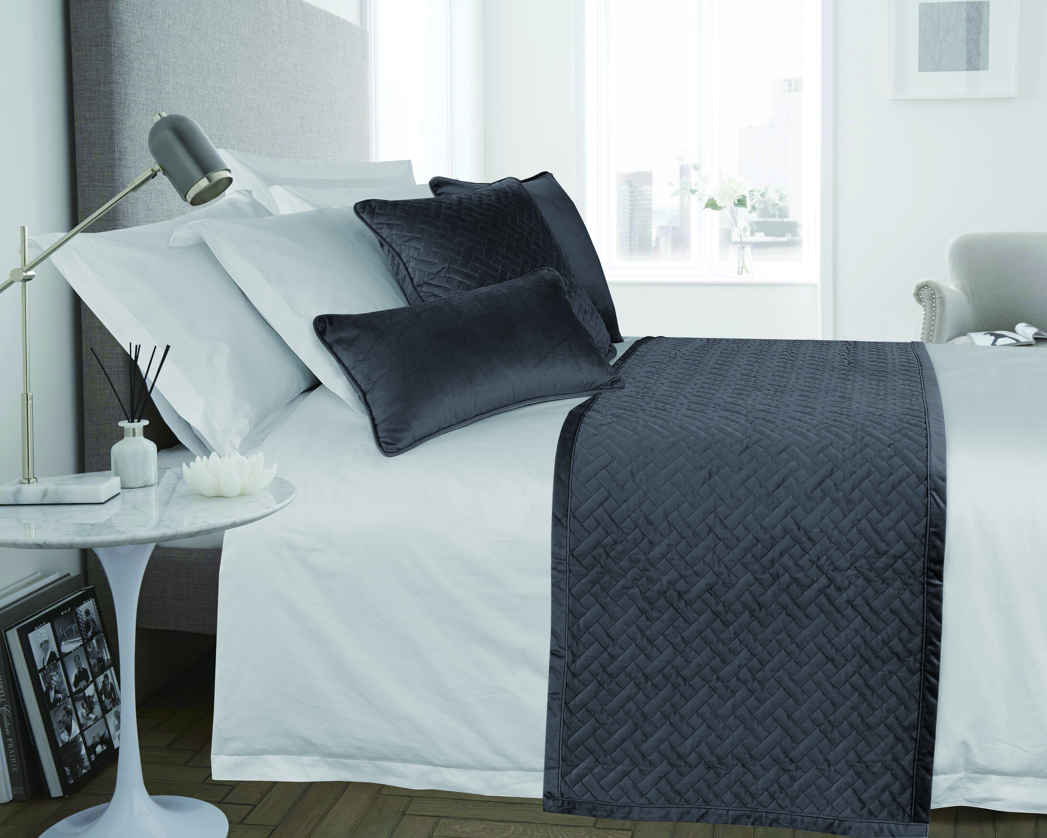 French Velvet Range (Bedspread, Runners, Filled Cushion & Cushion Covers)