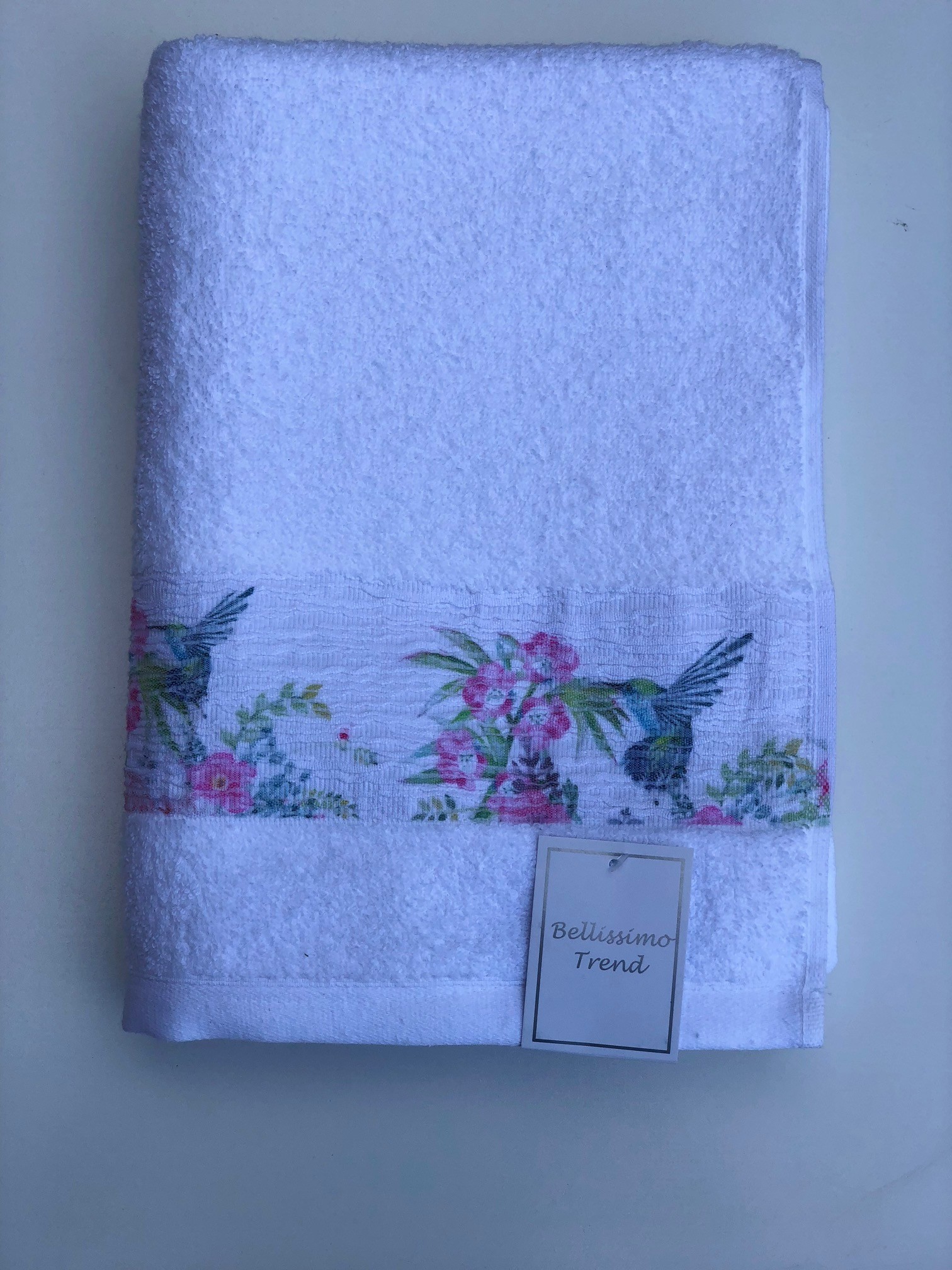 Bellissimo Trend Printed Hummingbird Towel
