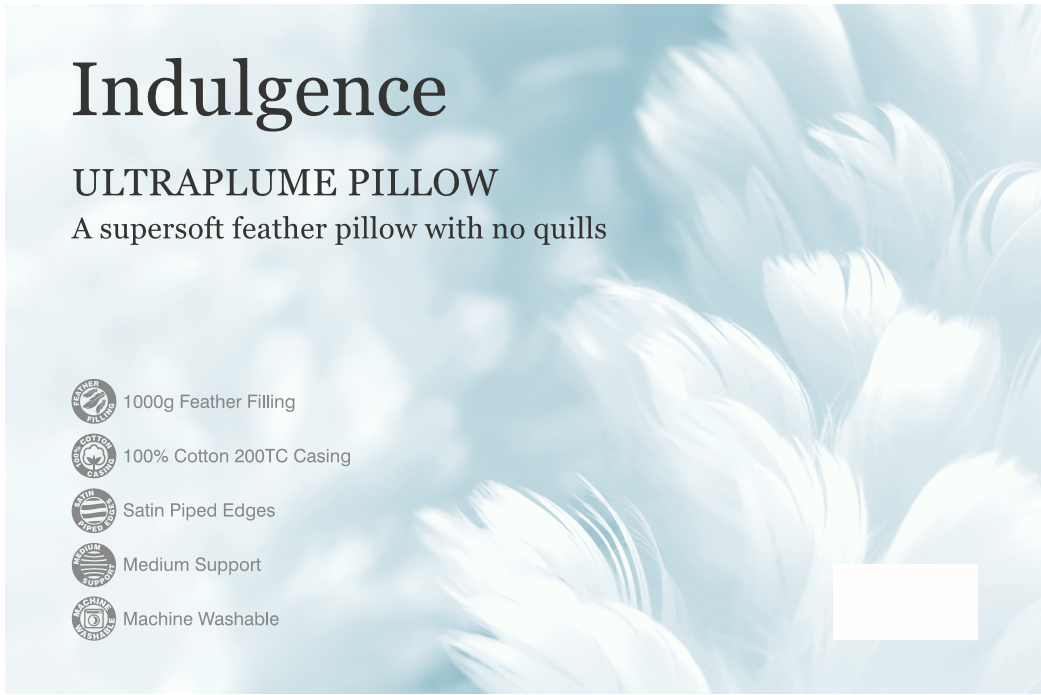 Indulgence Ultraplume Pillow - Feather Pillow with No Quills