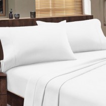 100% Cotton 1000 TC Fitted Dorchester Sheets White