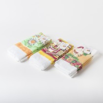 Pack of 6 Assorted 3 Pack Microfibre Tea Towel