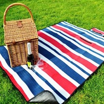 Box of 6 Assorted Picnic Rugs 135 x 150cm 