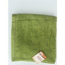 Green 100% Cotton Terry Dobby Towel (Available in 5 Sizes)