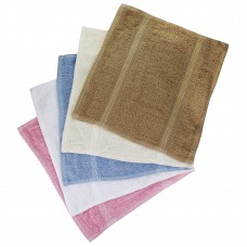 Pack of 12 Bellissimo Mixed Essentials Face Cloth