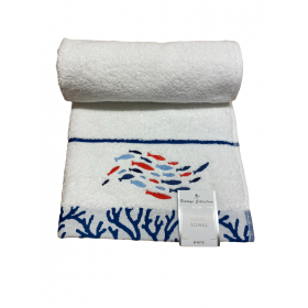 Embroidered Fish Towel Range (4 Size Options)
