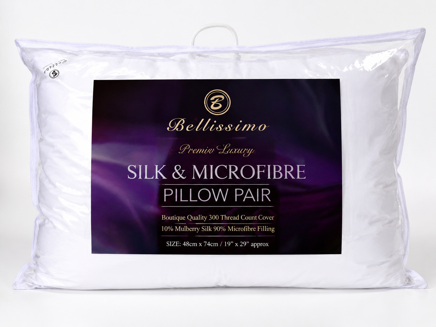 Box of 5 Silk Microfibre Pillow Pair