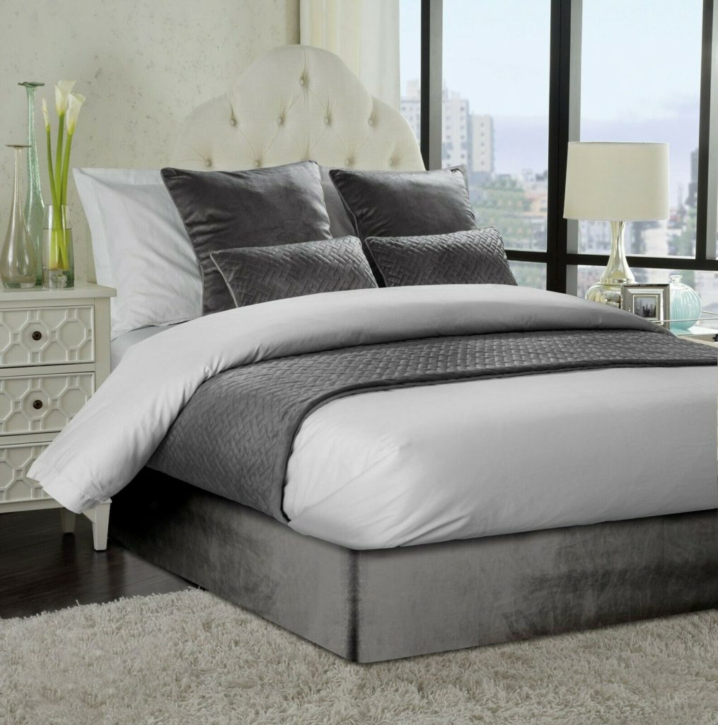 French Velvet Divan Base Wrap (Colour & Size Options Available ...